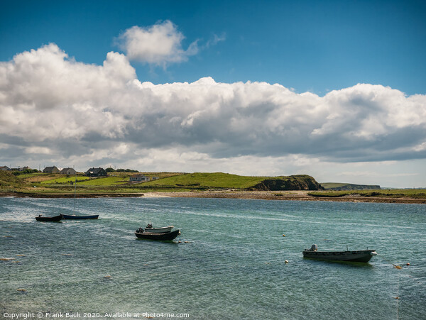 Traditional Irish fishing boats vessels in county Galway, near Letterfrack Picture Board by Frank Bach