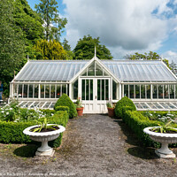 Buy canvas prints of Belvedere house greenhouse, Ireland by Frank Bach