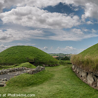 Buy canvas prints of Knowth Neolithic Passage Tomb, Main Mound in Ireland by Frank Bach