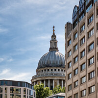 Buy canvas prints of St Pauls Cathedral in London by Frank Bach