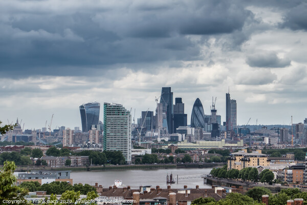 London skyline with the river Thames Picture Board by Frank Bach