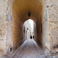 Buy canvas prints of Archway, Mdina, Malta by Frank Bach