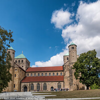 Buy canvas prints of St. Michaelis church in Hildesheim, Germany by Frank Bach
