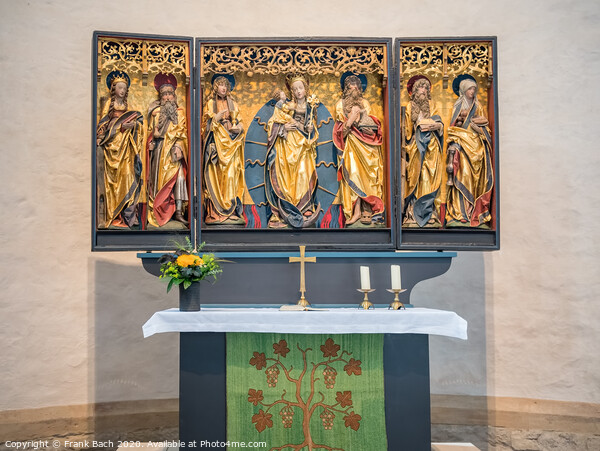 St. Michaelis church altar in Hildesheim, Germany Picture Board by Frank Bach