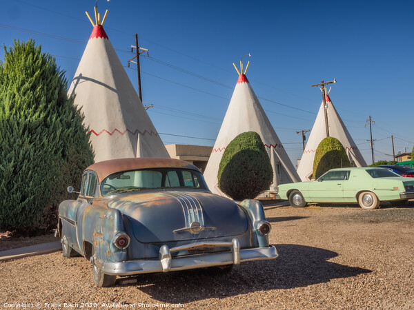 Wigwam hotel on Route 66 in Holbrook Arizona Picture Board by Frank Bach