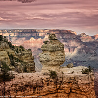 Buy canvas prints of Grand Canyon the Duck at sunset, Arizona by Frank Bach