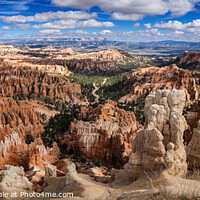 Buy canvas prints of Bryce Canyon hoodoos Inspiration Point, Utah by Frank Bach