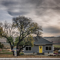 Buy canvas prints of Home in a small village in Utah by Frank Bach