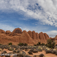 Buy canvas prints of Skyline Arch in Arches National Monument, Utah by Frank Bach