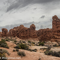 Buy canvas prints of Garden of Eden in Arches National Monument, Utah by Frank Bach