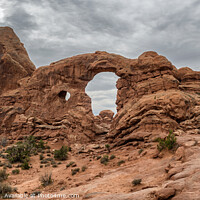 Buy canvas prints of Turret Arch in Arches National Monument, Utah by Frank Bach