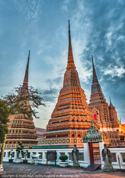 Wat Pho temple, Bangkok, Thailand Picture Board by Frank Bach