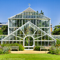 Buy canvas prints of Botanical garden, Greenhouse by Frank Bach