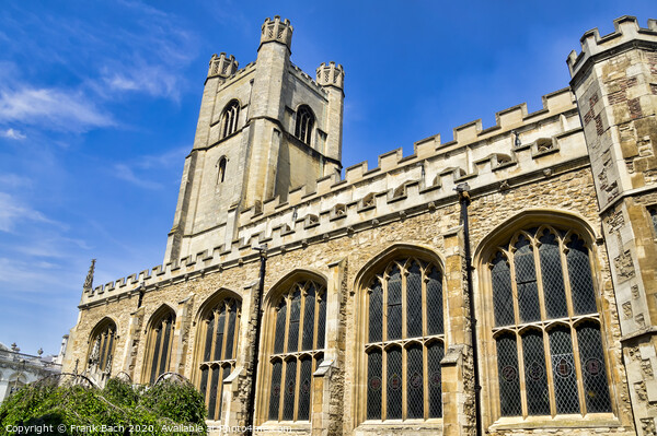 The University Church, Cambridge Picture Board by Frank Bach