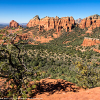 Buy canvas prints of Rock formations in Sedona, Arizona by Frank Bach