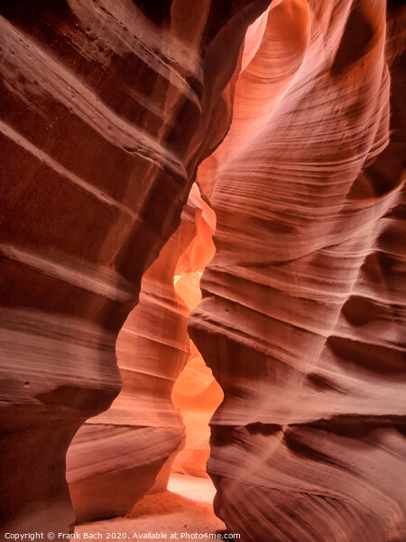 Close up from Antelope Canyon near Page, Arizona Picture Board by Frank Bach