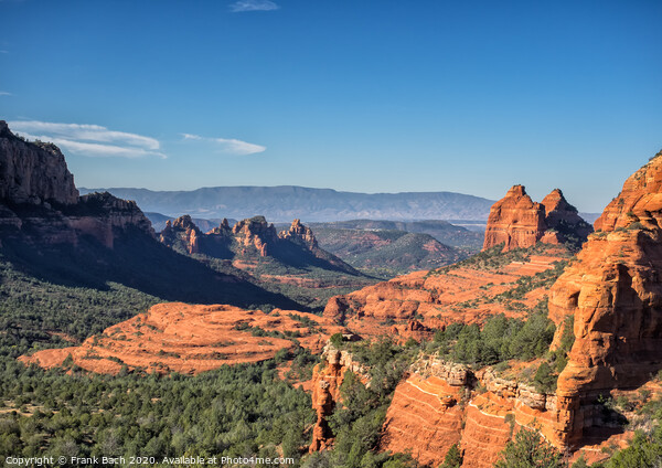 Rock formations in Sedona, Arizona Picture Board by Frank Bach