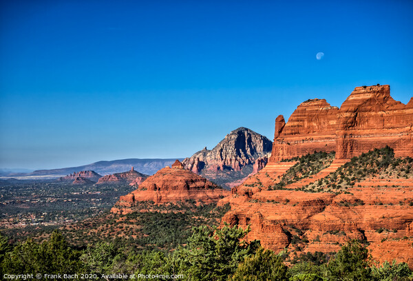 Rock formations in Sedona, Arizona Picture Board by Frank Bach