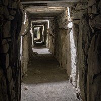 Buy canvas prints of Knowth Neolithic Mound Eastern Passage Tomb in Ireland by Frank Bach