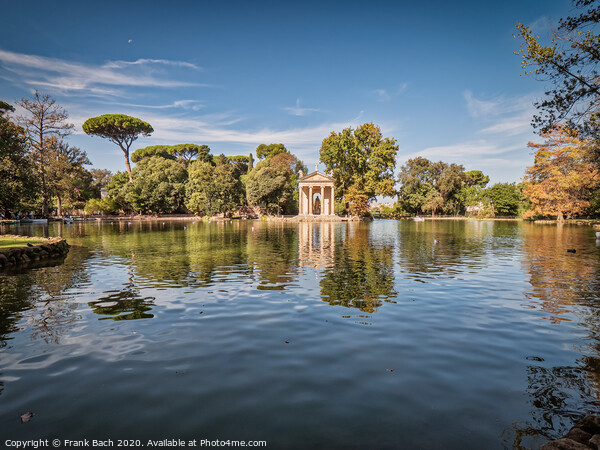 Asclepius Greek Temple in Villa Borghese, Rome Italy Picture Board by Frank Bach