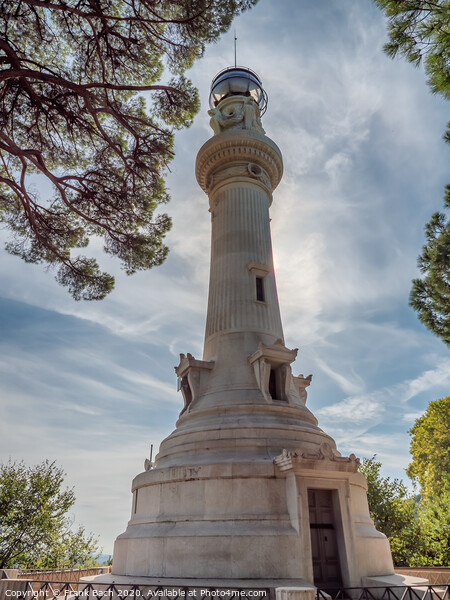Faro Roma lighthouse on the Gianicolo hill, Rome Italy Picture Board by Frank Bach