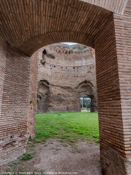 Baths of Caracalla in ancient Rome, Italy Picture Board by Frank Bach