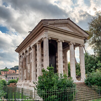 Buy canvas prints of Portuno Temple in ancient Rome, Italy by Frank Bach
