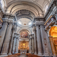 Buy canvas prints of St Maria in Portico basilica in Rome by Frank Bach