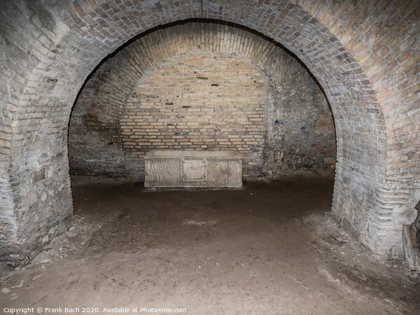 Basilica di San Crisogono, crypts from ancients time, Rome Italy Picture Board by Frank Bach