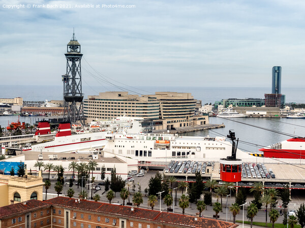 The red port cable, Transbordador Aeri del Port in Barcelona Picture Board by Frank Bach