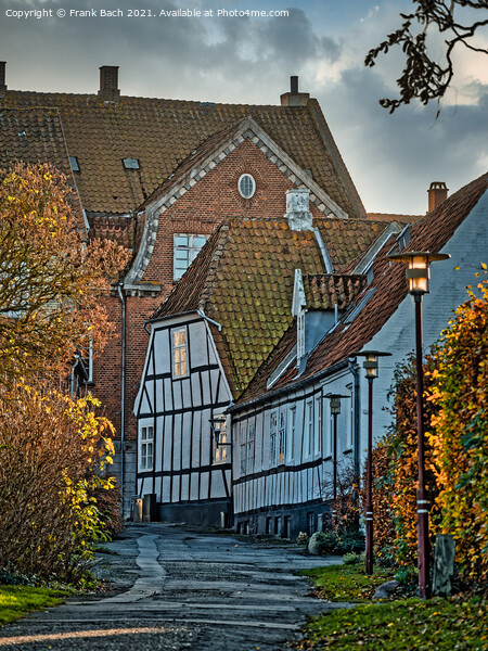 Small streets in Stubbekoebing Falster in rural Denmark Picture Board by Frank Bach