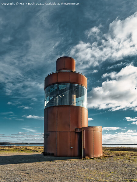 Oddesund tower for expositions in thy, rural Denmark Picture Board by Frank Bach