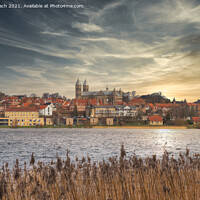Buy canvas prints of Viborg ancient cathedral in the middle of Denmark by Frank Bach