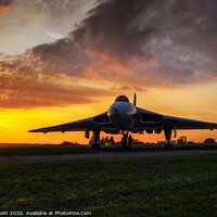 Buy canvas prints of Vulcan sunset by Andy Knott