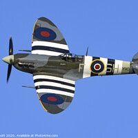 Buy canvas prints of Supermarine Spitfire Mk Vb by Andy Knott