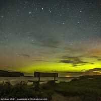 Buy canvas prints of Magnificent viewing point for a Shetland Aurora by Richard Ashbee