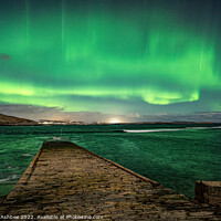 Buy canvas prints of Superb Aurora over Shetland by Richard Ashbee