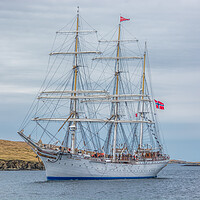 Buy canvas prints of Historic Norwegian ship by Richard Ashbee