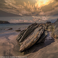 Buy canvas prints of Secret Shetland beach by Richard Ashbee