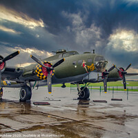 Buy canvas prints of B17 Memphis Belle  by Richard Ashbee