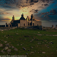 Buy canvas prints of A castle on a hill by Richard Ashbee