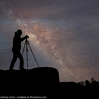 Buy canvas prints of Preparing for the milky way by Richard Ashbee