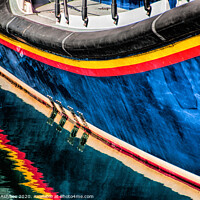 Buy canvas prints of Lifeboat reflections  by Richard Ashbee