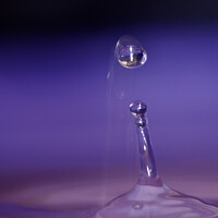 Buy canvas prints of Water droplet by Richard Ashbee