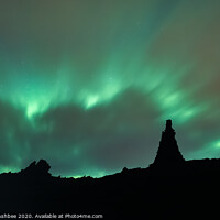 Buy canvas prints of Shetland Aurora storm, Scatness by Richard Ashbee