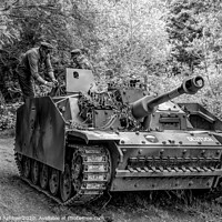 Buy canvas prints of WW2 German StuG 111 reenactors tank by Richard Ashbee