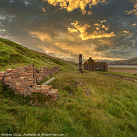 Buy canvas prints of The old fishing station at Heylor Shetland  by Richard Ashbee