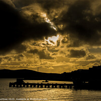 Buy canvas prints of Dramatic cloud in Scalloway Shetland by Richard Ashbee