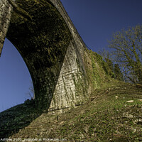 Buy canvas prints of Monsal Dale Viaduct in Derbyshire by Richard Ashbee