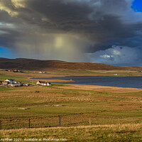 Buy canvas prints of Cloud explosion Spiggie Shetland by Richard Ashbee
